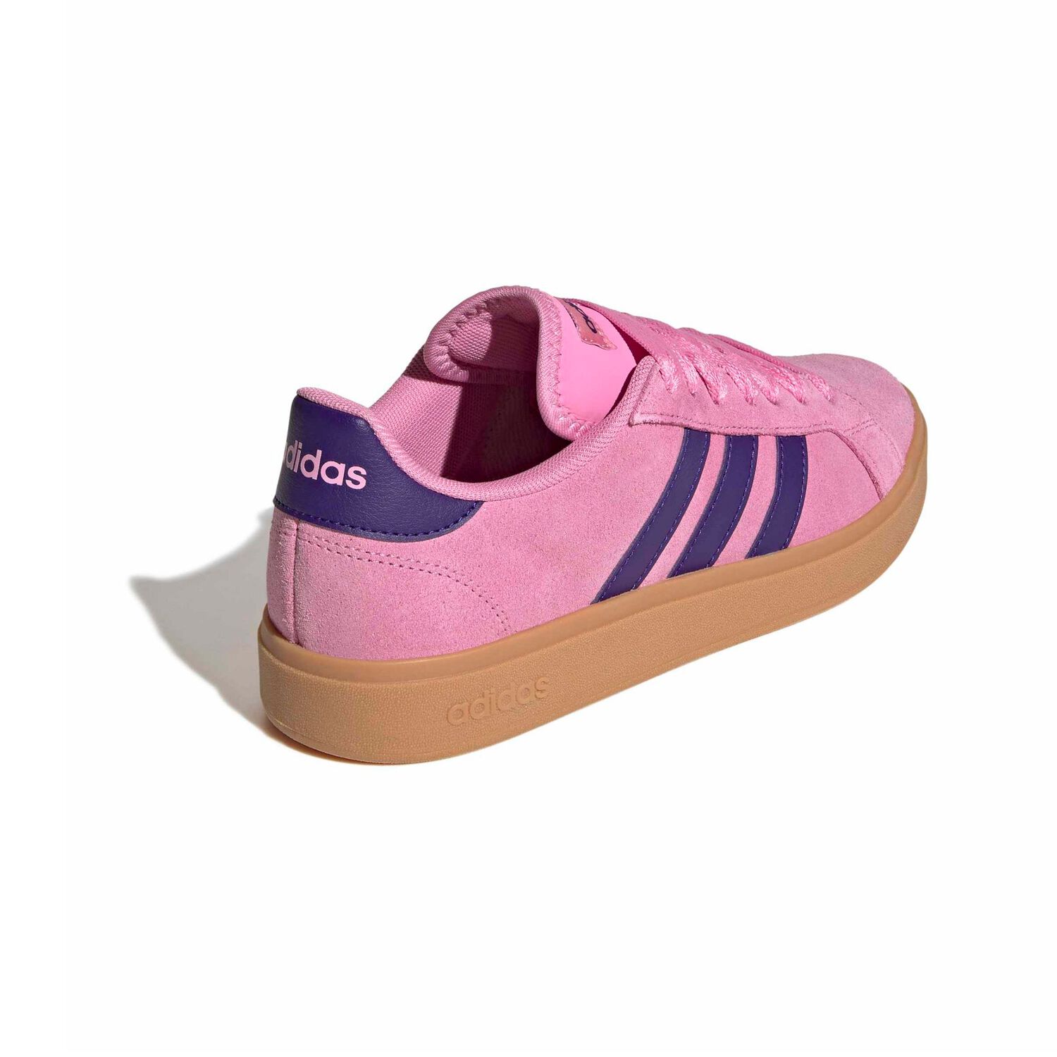 Zapatilla Urbana Mujer Adidas Grand Court Base 00s Rosado image number 15.0