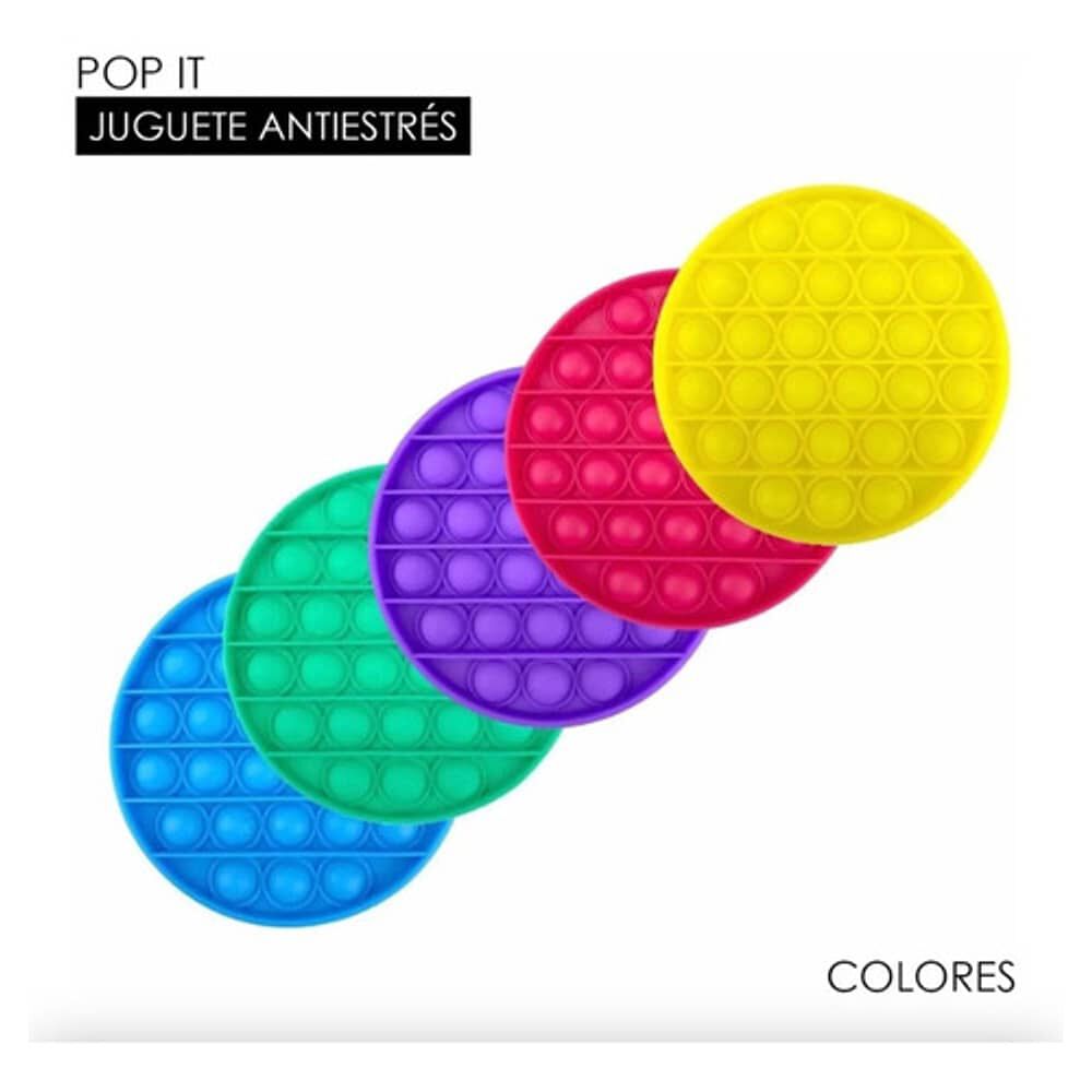 10 Juguetes Anti Estr&eacute;s Pop It Circular | Todas Las Edades image number 0.0