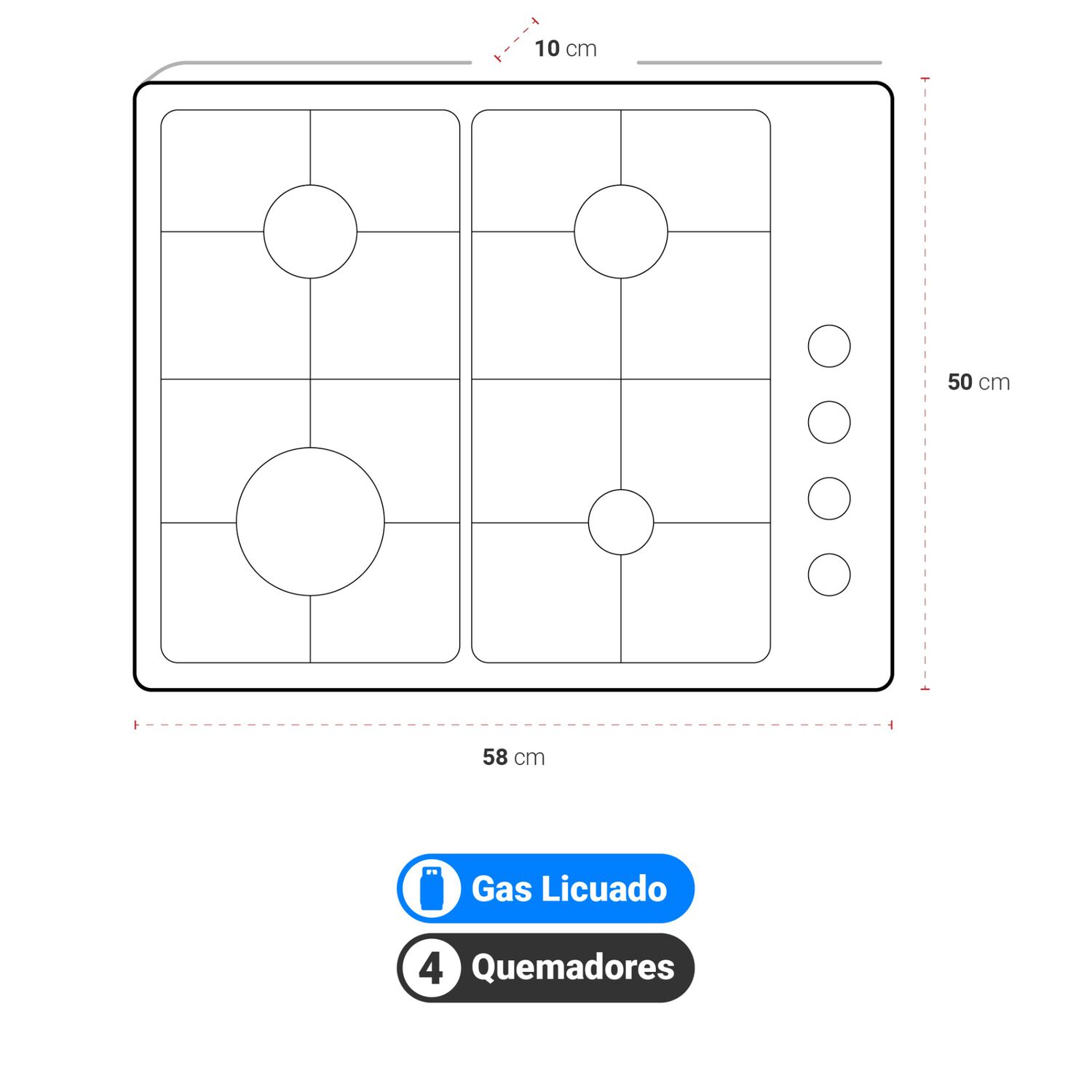 Kit Cocina Gas Licuado Albin Trotter Harburg Plus image number 3.0