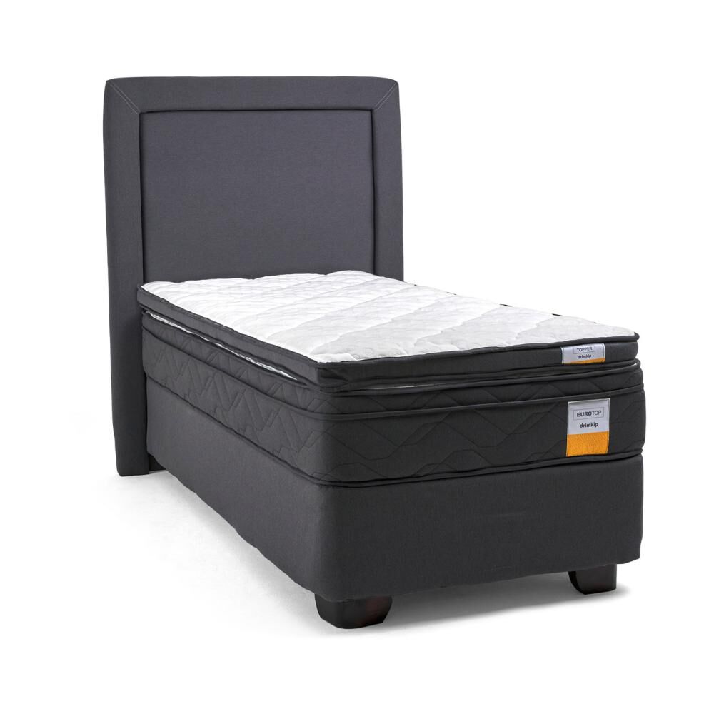 Cama Americana Drimkip Eurotop Plus / 1 Plaza / Base Normal + Respaldo + Topper image number 2.0