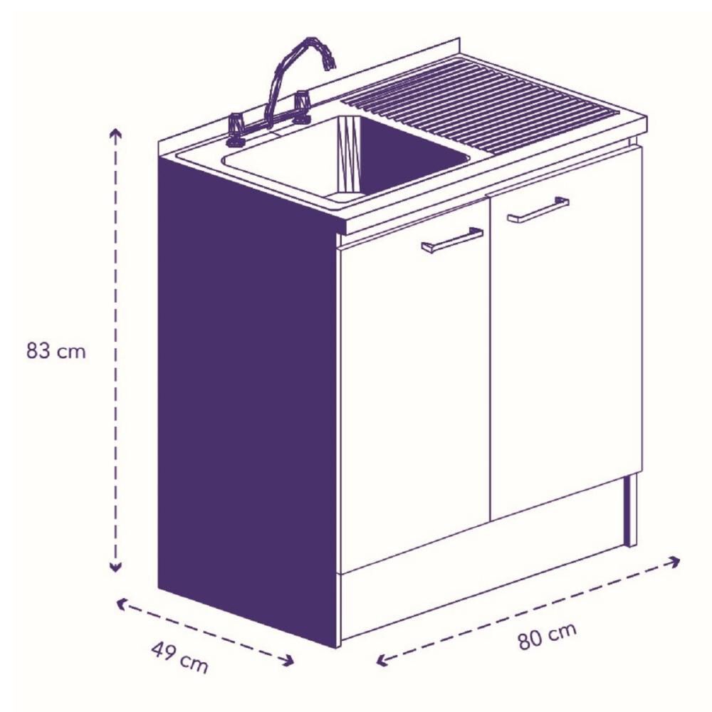 Set Mueble De Cocina Mobitex Beige image number 1.0
