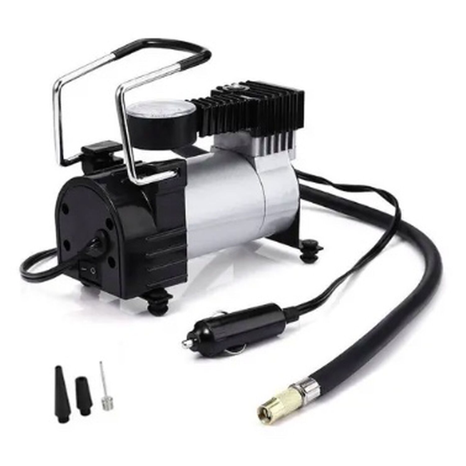Compresor Aire Metalico Vehiculo 12v image number 4.0
