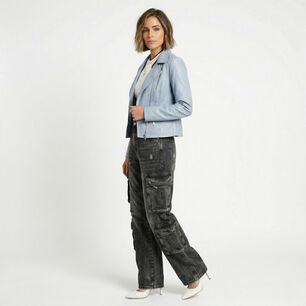 Chaqueta Ecocuero Aviadora Mujer Atenea