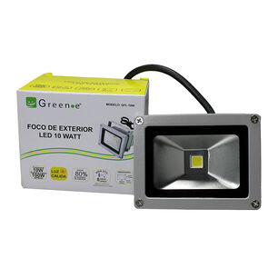 Foco Exterior Led 10w. Luz C&aacute;lida