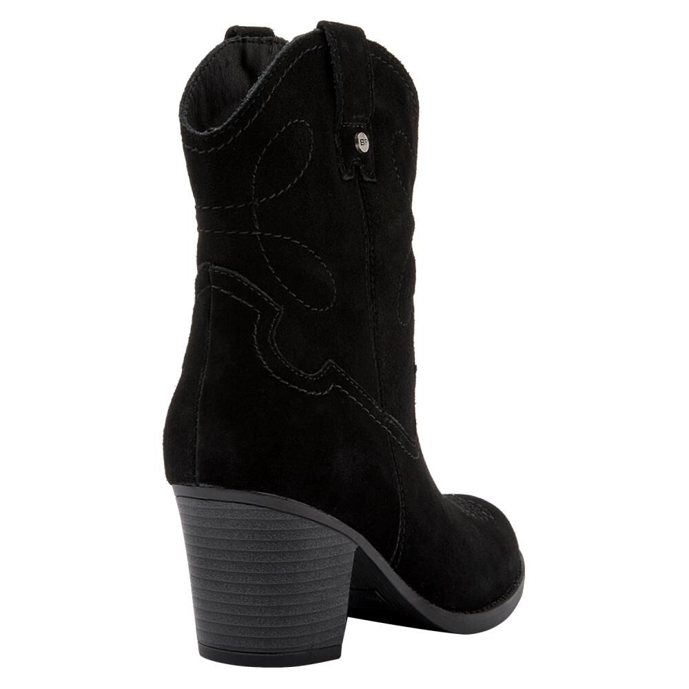 Bot&iacute;n Mujer Bruno Rossi Brmj644 Negro image number 4.0