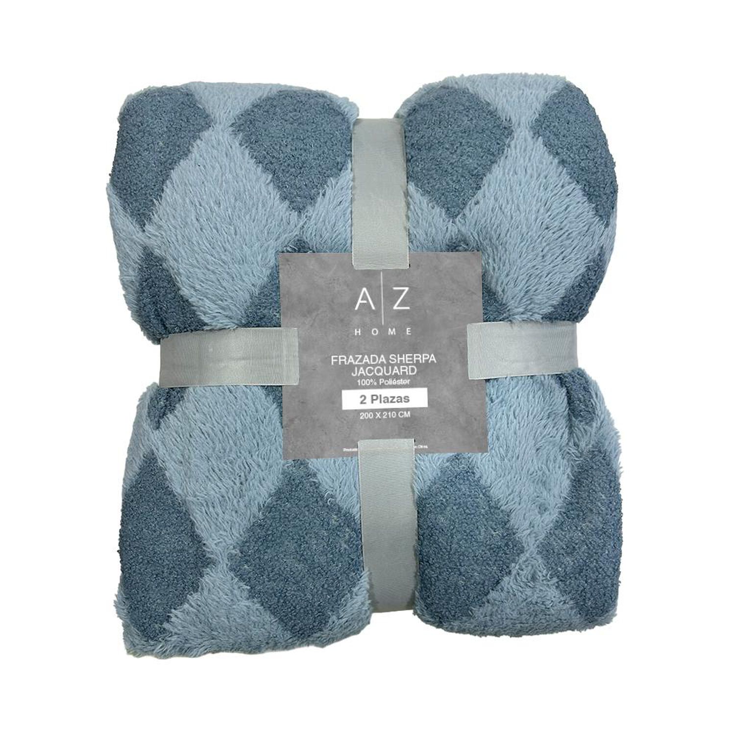 Frazada Sherpa Azhome Jacquard / 2 Plazas image number 1.0