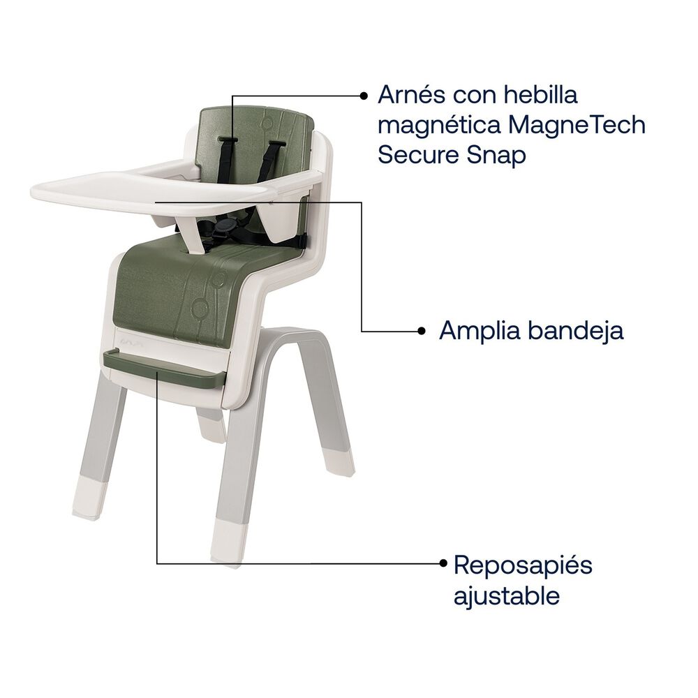 Silla De Comer Zaaz Pine Nuna image number 2.0
