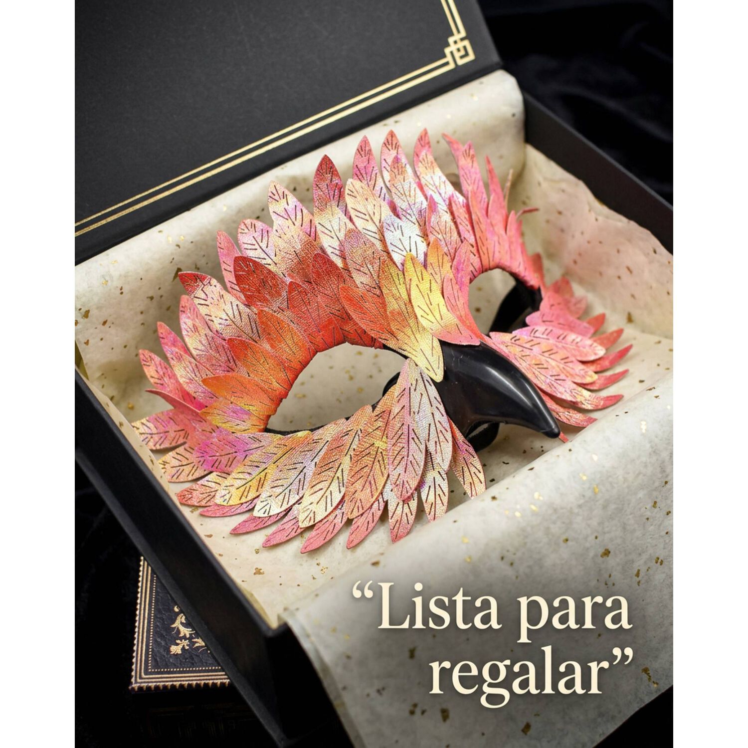M&aacute;scara Pajaro Ave Plumas Carnaval Veneciano Para Disfraz image number 8.0