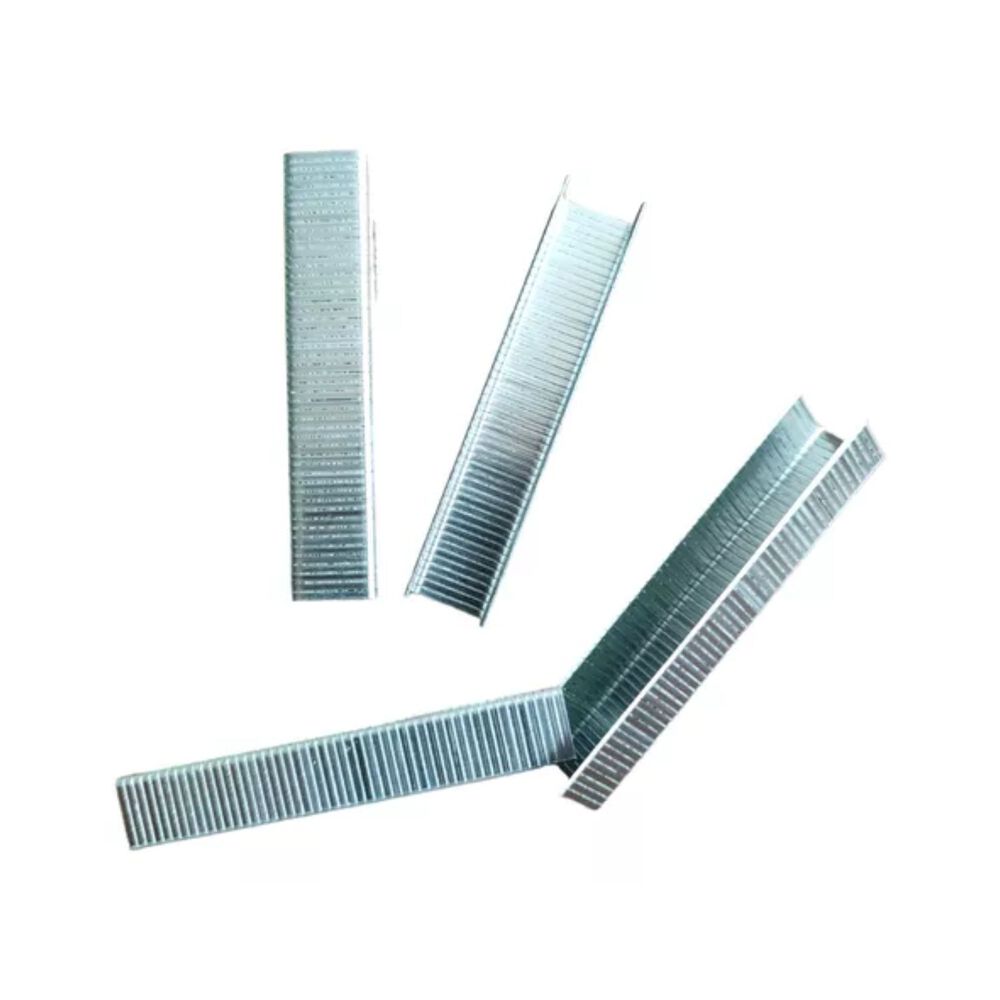 Caja 1000 Corchetes 12mm Grampas Acero Galvanizado Ferreteria image number 2.0