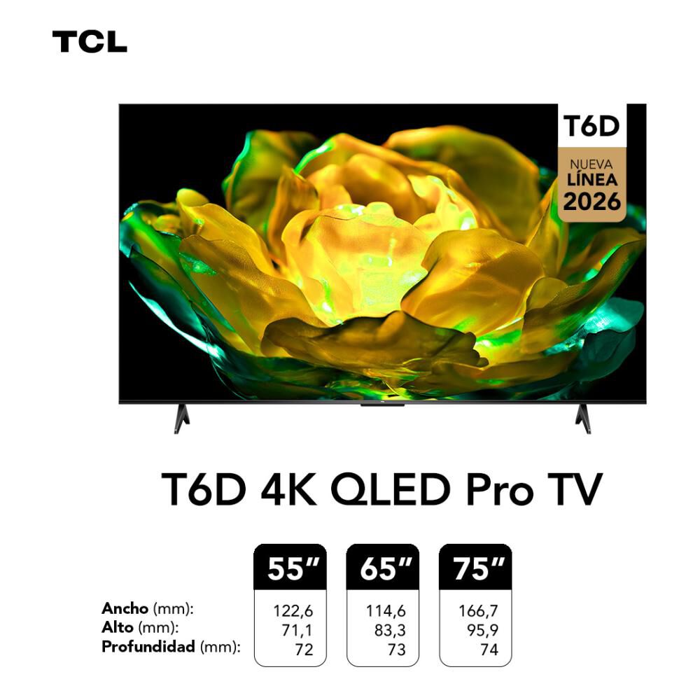 Led 55 " Tcl T6d / Qled 4k / Smart Tv image number 11.0