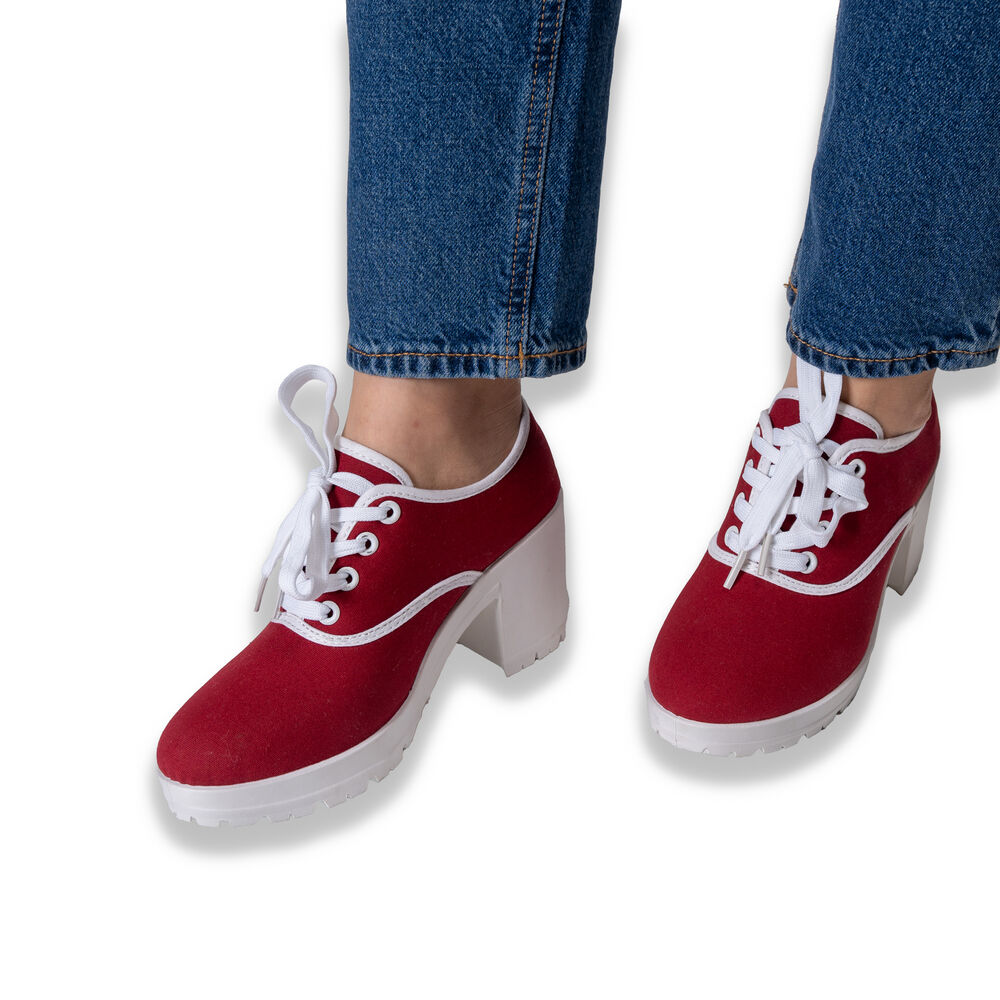 Zapatilla Mujer Rojo Faylinn Chinitown image number 0.0