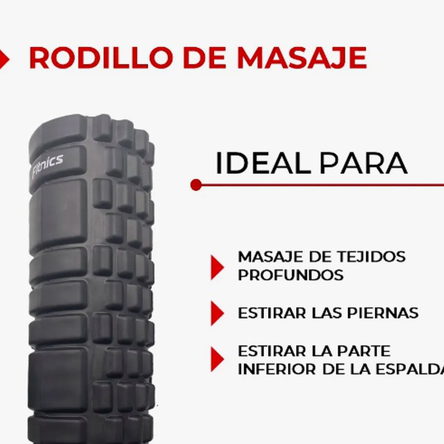 Rodillo Roller Masajeador Set 5 En 1 image number 2.0