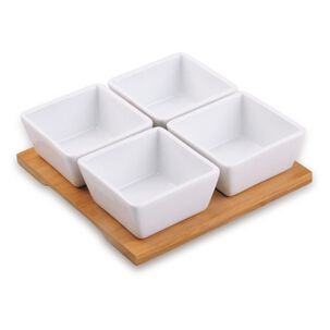 Set 4 Platos Cocktail + Bambu Casaideal