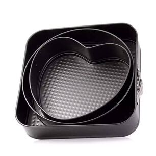 Set 3 Moldes Variados Reposter&iacute;a Queque Torta Antiadherentes