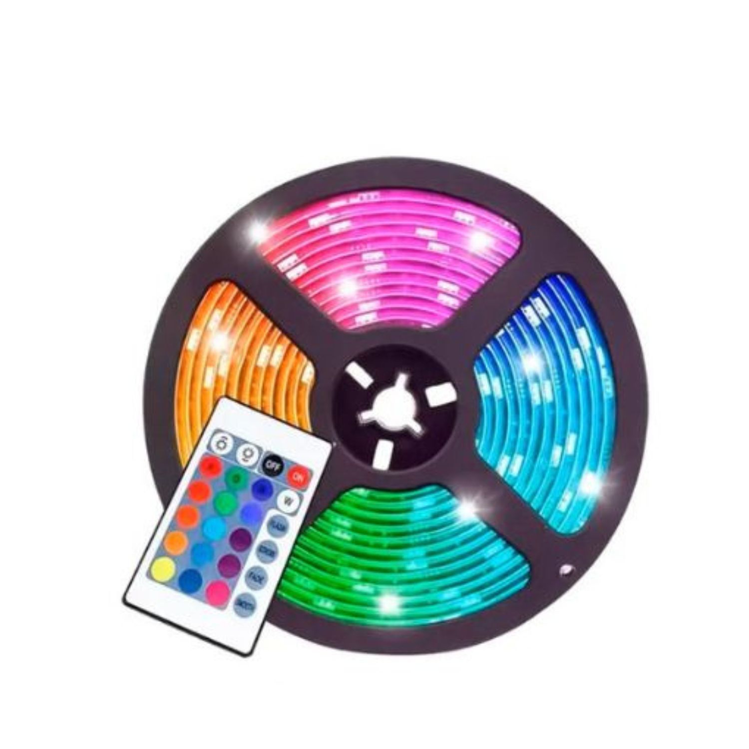 Rollo Cinta Tira Led 2835 5 Mts Facil Instalacion Con Control image number 2.0