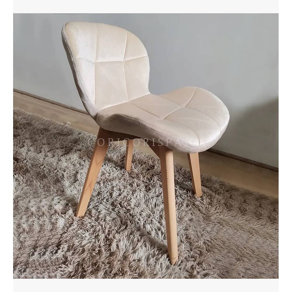 Pack De Sillas Mariposa Para Manicurista Velvet Beige image number 2.0