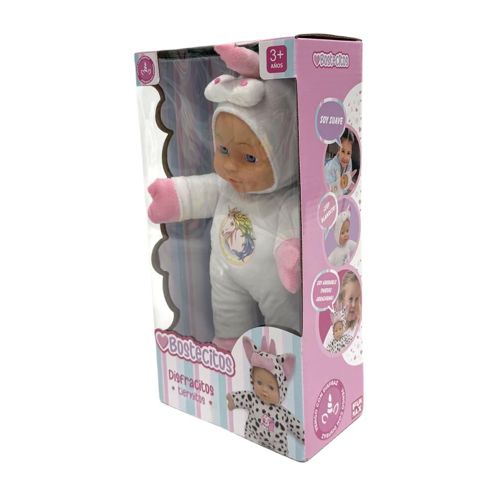 Muñeca Baby Doll Bostecitos Cuerpo Blando Con Disfraz 13" Ass image number 3.0