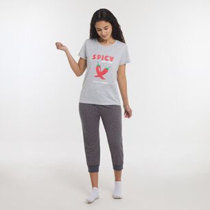 Pijama Capri Manga Corta Mujer Freedom