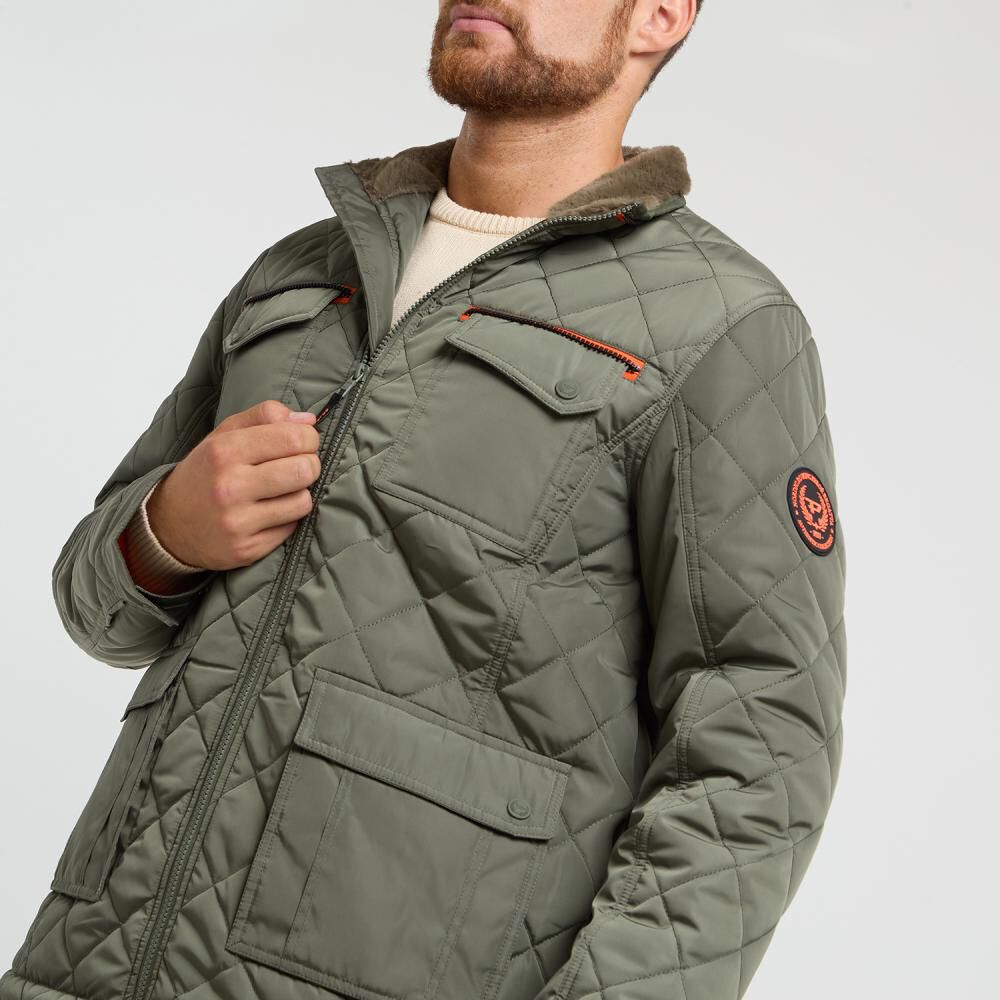 Parka Lisa Slim Cuello Alto Hombre Peroe image number 4.0