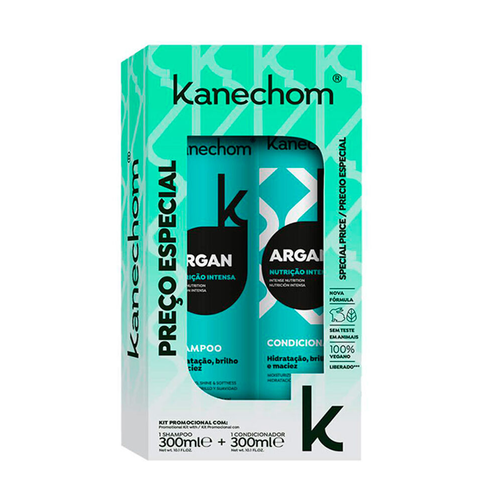 Kanechom - Pack Shampoo + Acondicionador Argán 600 Ml. image number 0.0