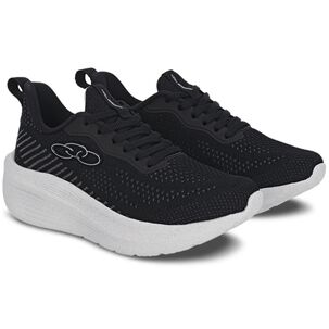 Zapatilla Adolescente Rayo Negro/blanco