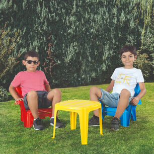 Mesa Y Dos Sillas Infantil Dolu