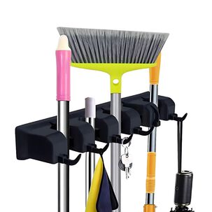 Soporte Útiles De Aseo Hogar Escobas Organizador Estático Soporte Útiles De Aseo Hogar Escobas Organizador Estático