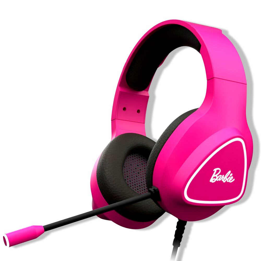 Aud&iacute;fonos Gamer De Barbie Rosados Krom Khali Multiplataforma image number 0.0