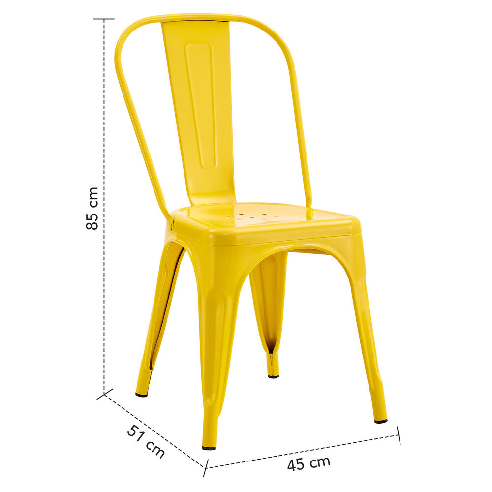 Silla Metal Tolix Amarillo image number 7.0