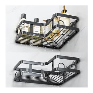 Organizador De Ducha De Esquina 5 Piezas Con Adhesivos