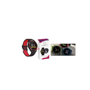 Smartwatch Con Pantalla Lcd Bluetooth Color Rojo - Ps
