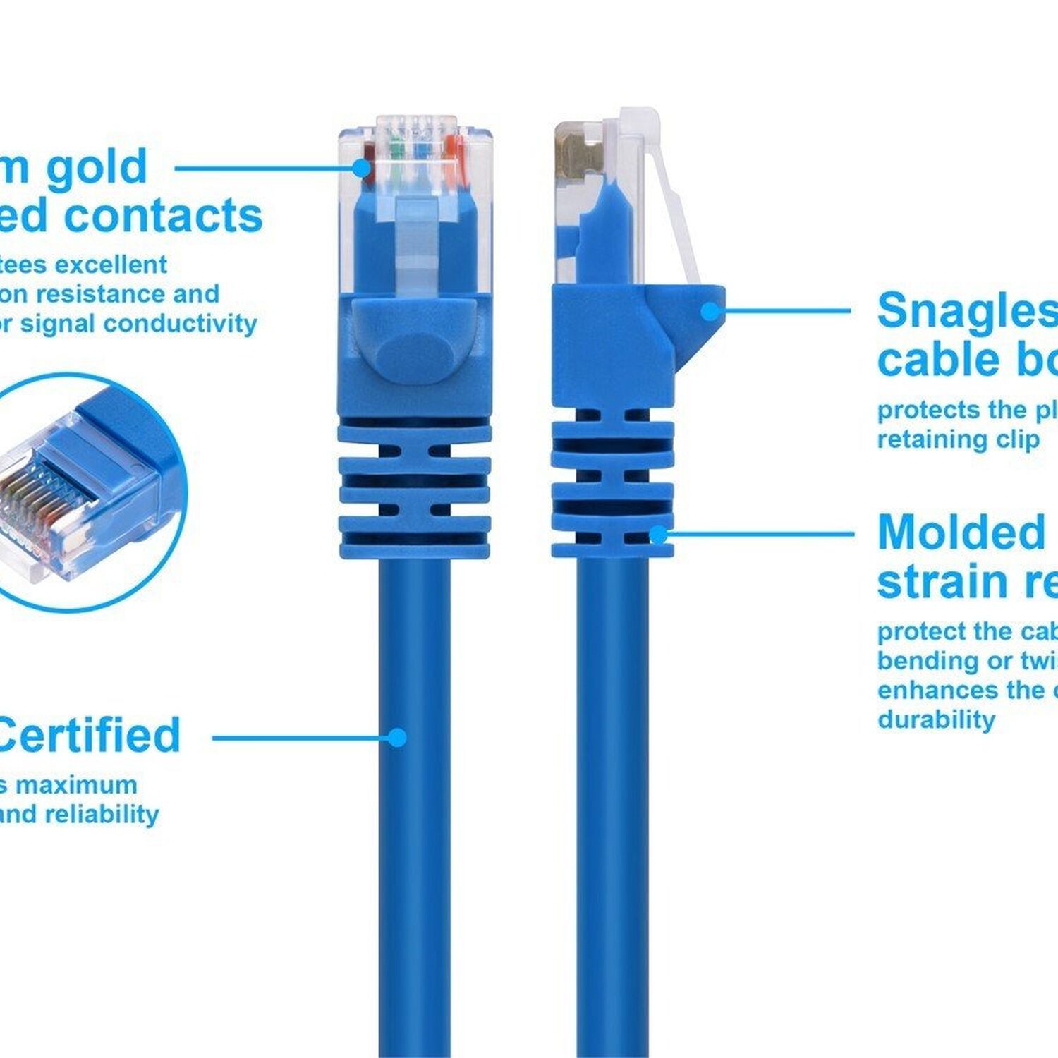 Cable De Red Ethernet Cat 6 - 90cm image number 2.0