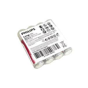 Philips Pila Cloruro Zinc Aaa Termosellado 4pcs