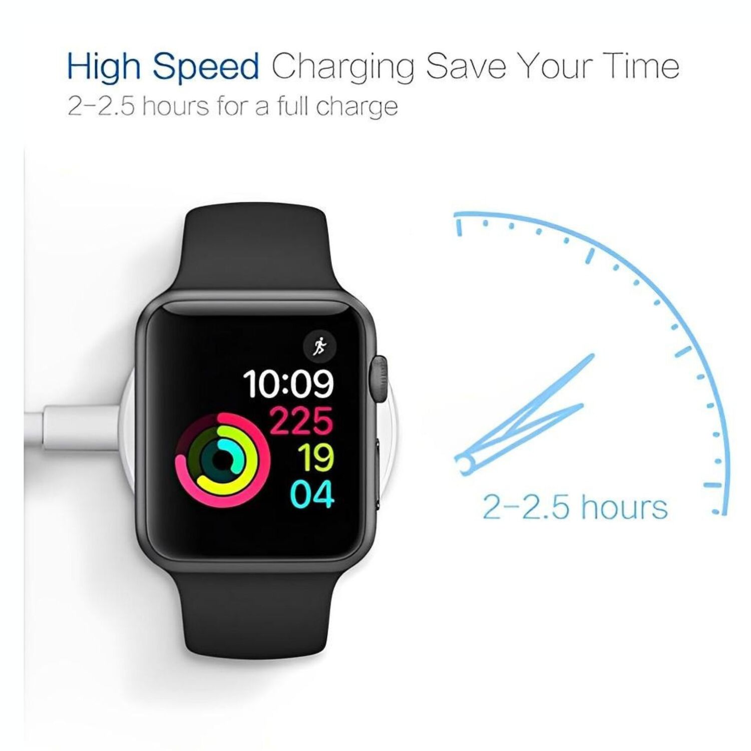 Cable Cargador Rapida Usb Para Apple Watch 4 5 6 7 8 Ultra image number 2.0
