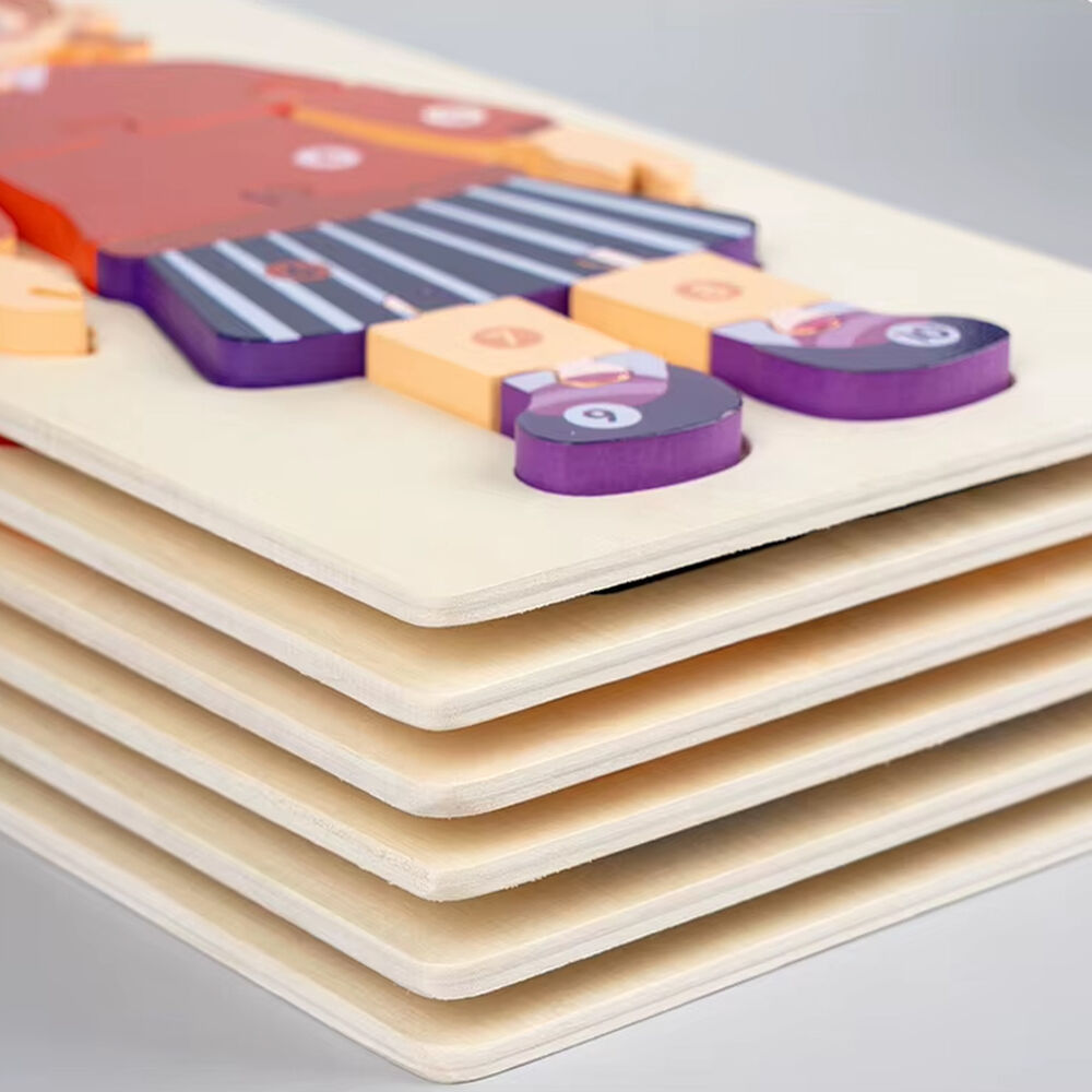 Puzzle Rompecabezas De Madera Encaje Didactico Profesiones image number 4.0