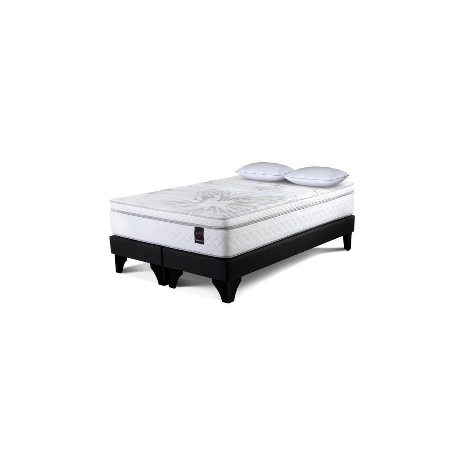 Cama Europea Rosen Art 4 / Super King / Base Dividida + 2 Almohadas Extra image number 0.0