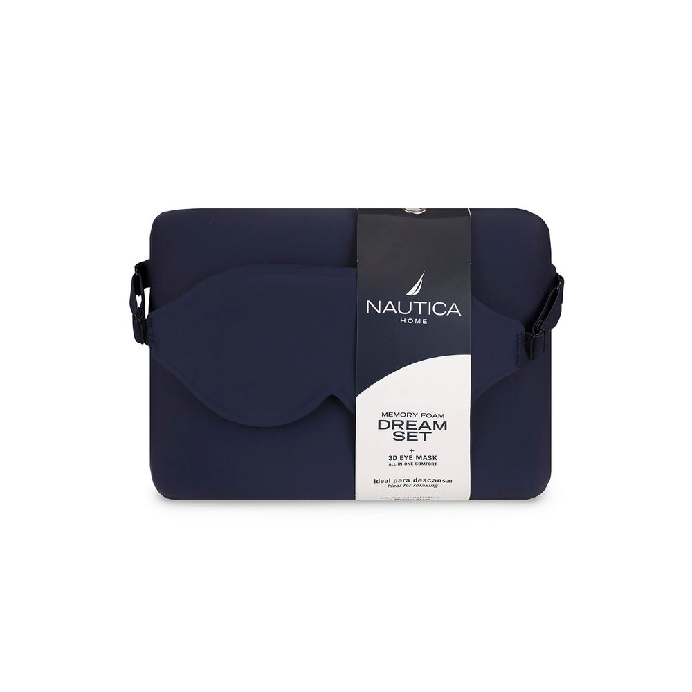 Pack Maleta De Cabina M&oacute;naco 10kg Azul + Kit De Sue&ntilde;o Nautica image number 5.0