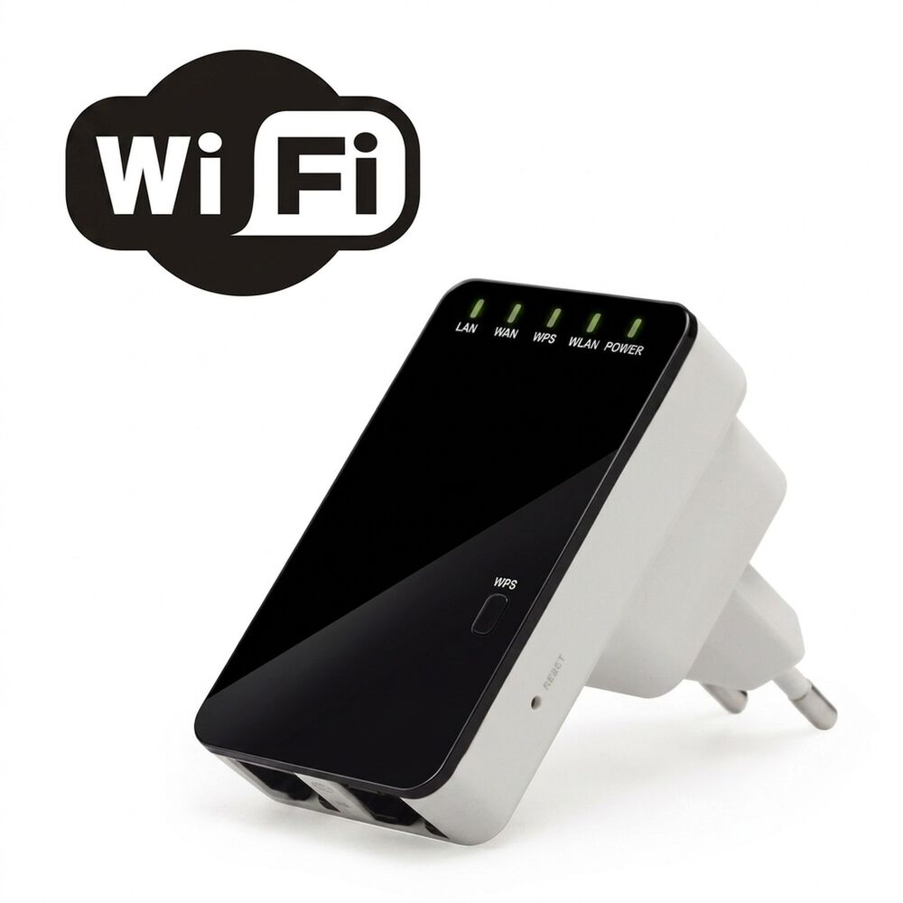 Repetidor Amplificador Wifi 300 Mbps Inal&aacute;mbrico Mini Router image number 4.0