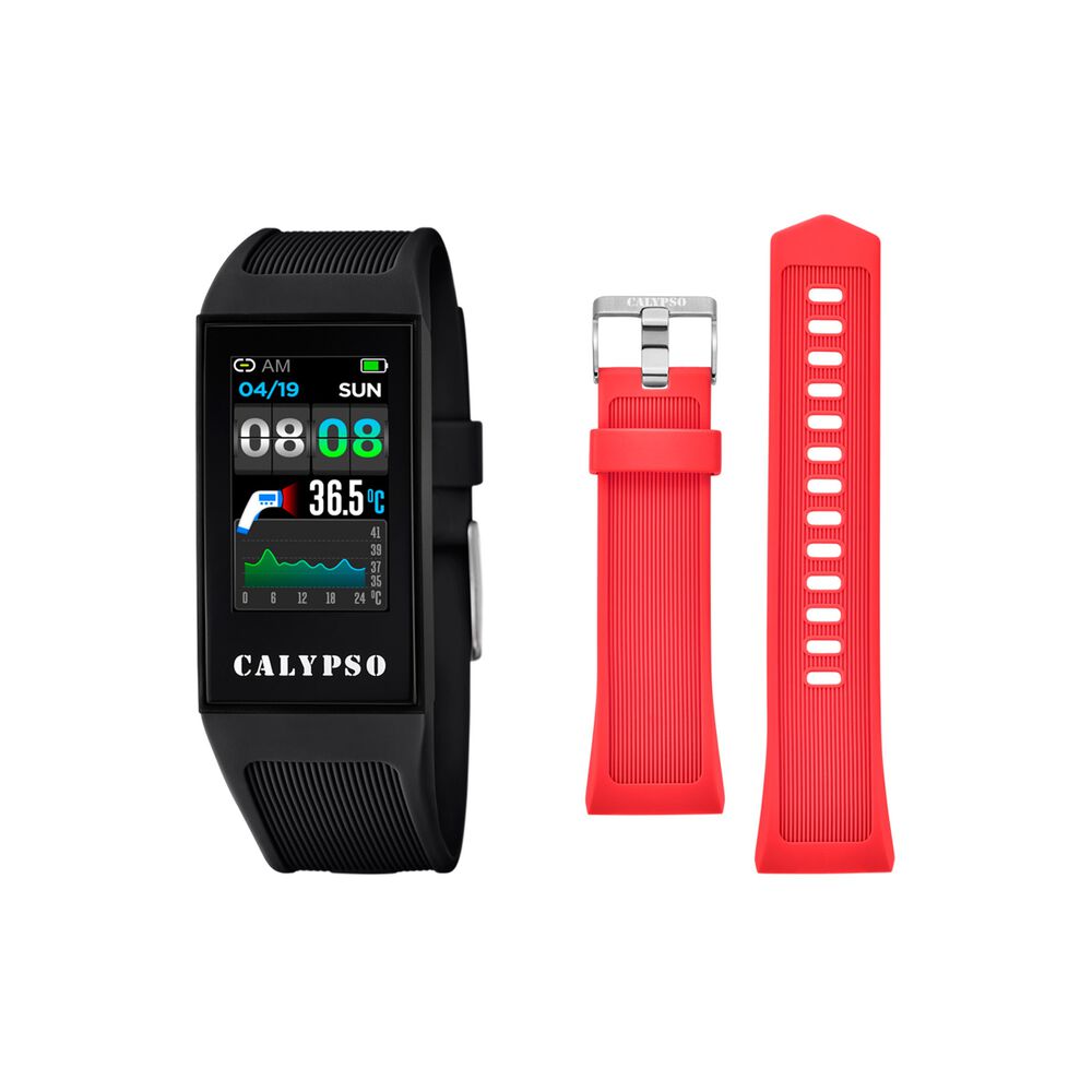 Reloj K8501/4 Calypso Negro Hombre Smartwatch image number 1.0