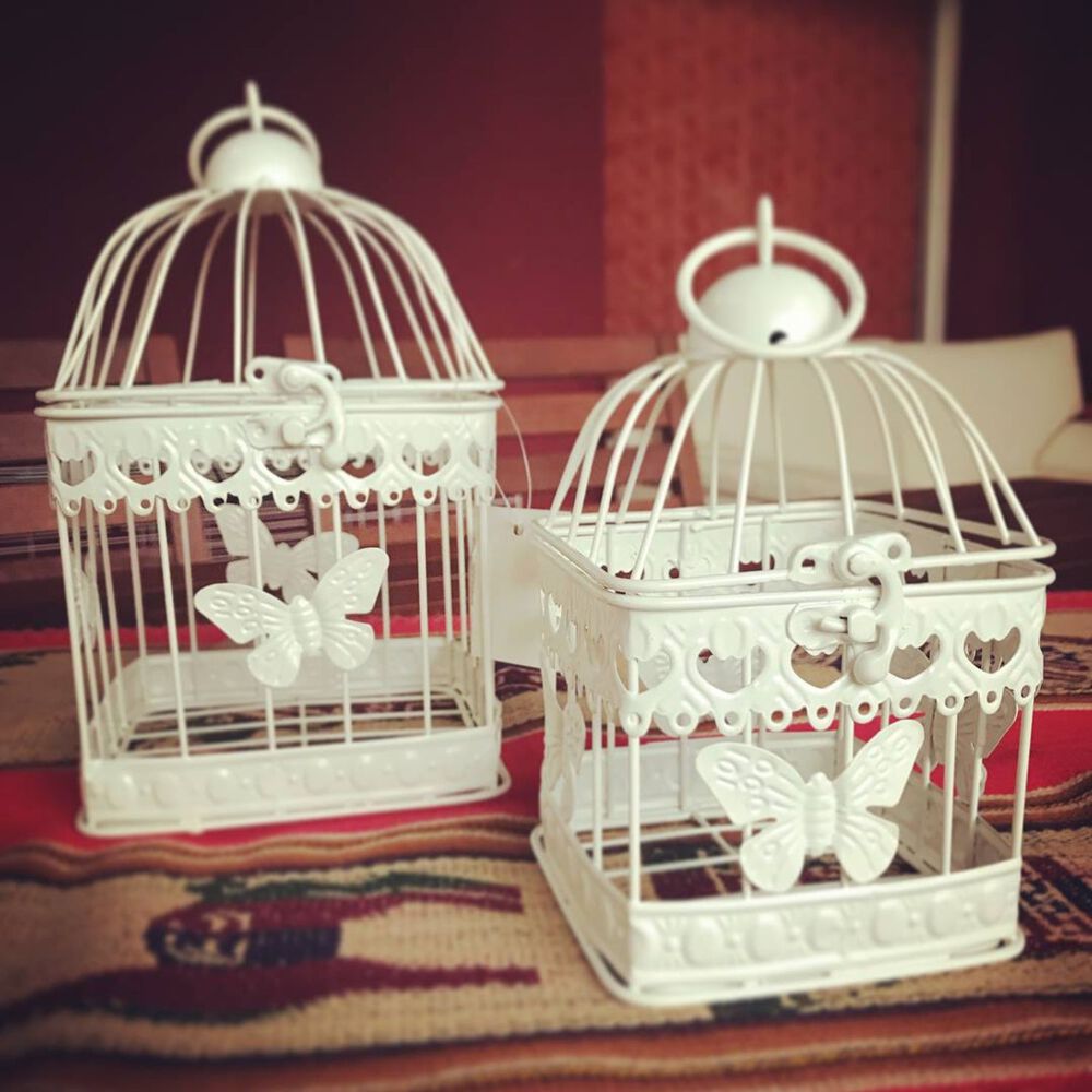 Jaula Metal Cuadrada Mariposa 18 Cm image number 2.0