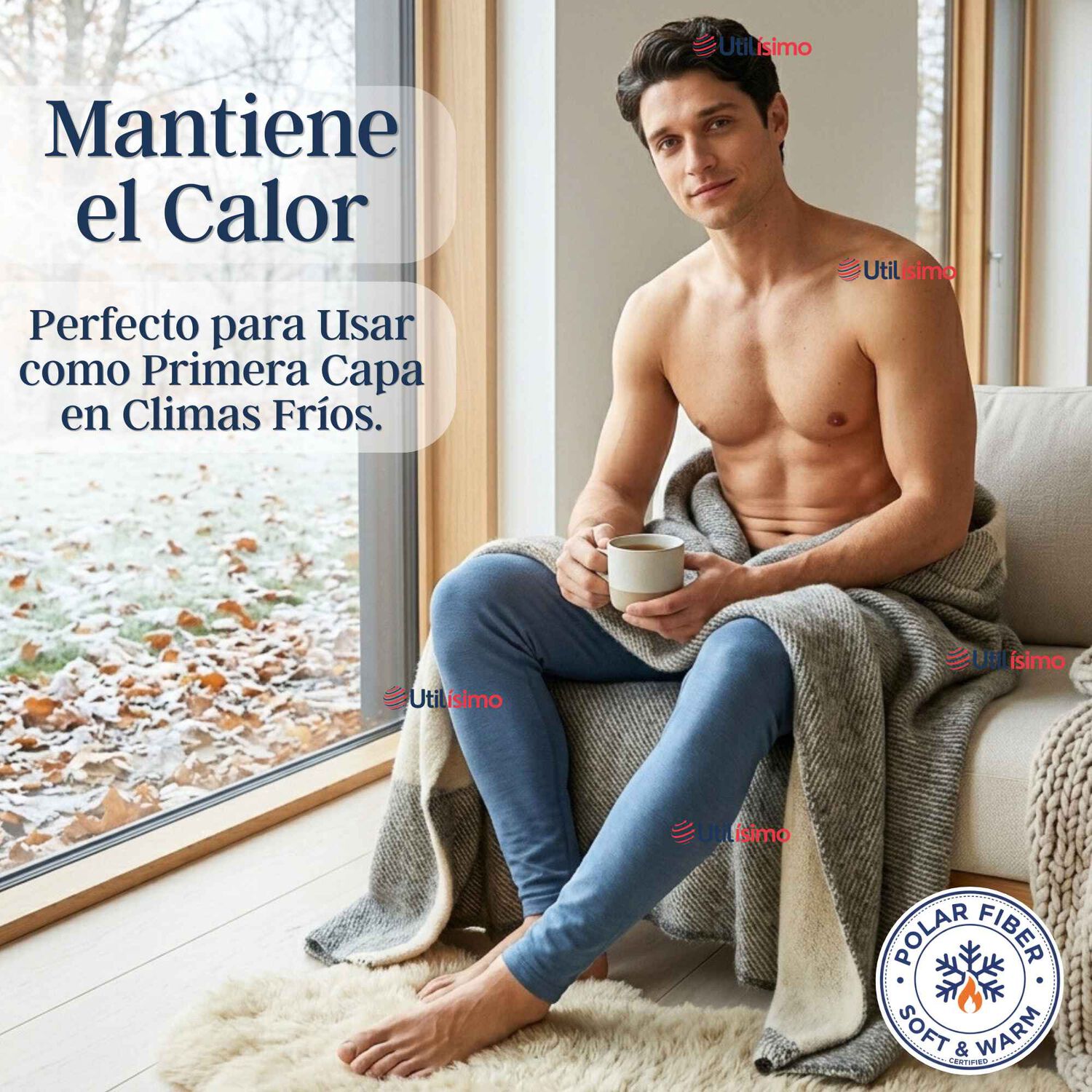 Calzoncillo Largo Polar Calza Hombre Invierno Primera Capa image number 6.0