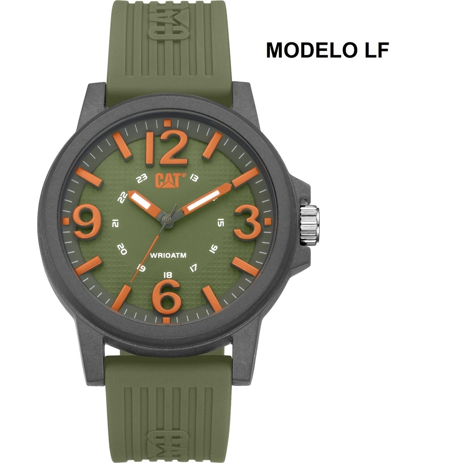 Correa Pulsera Cat Hombre Lf Verde image number 2.0