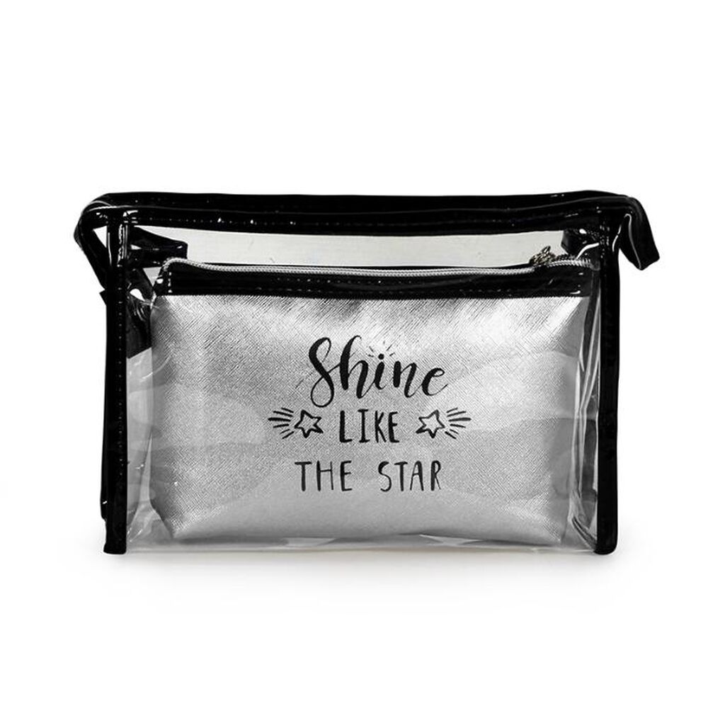 Set Cosmetiquero Gris Shiny Kubayoff image number 1.0