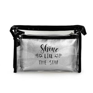 Set Cosmetiquero Gris Shiny Kubayoff