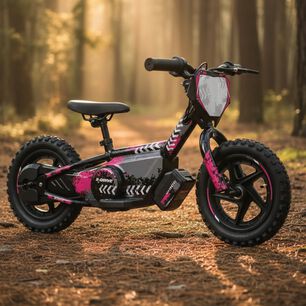 Bicicleta Moto El&eacute;ctrica E-bike Beride Aro 12 Rosada