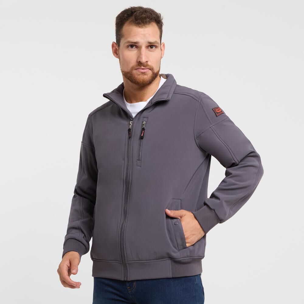 Polerón Liso Regular Cuello Alto Hombre Peroe image number 2.0