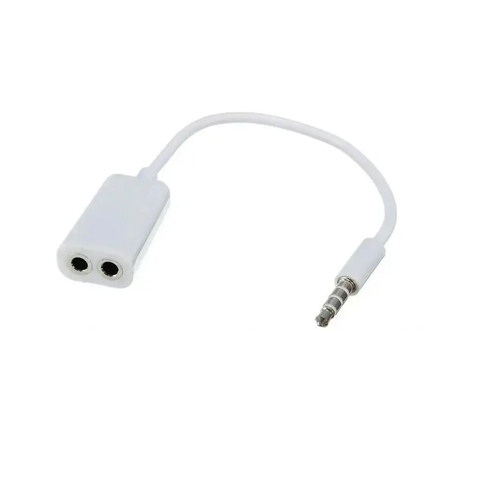 Cable Divisor De Audio 3.5mm (1 Conector Macho A 2 Hembra) image number 0.0