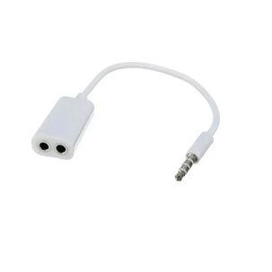 Cable Divisor De Audio 3.5mm (1 Conector Macho A 2 Hembra)