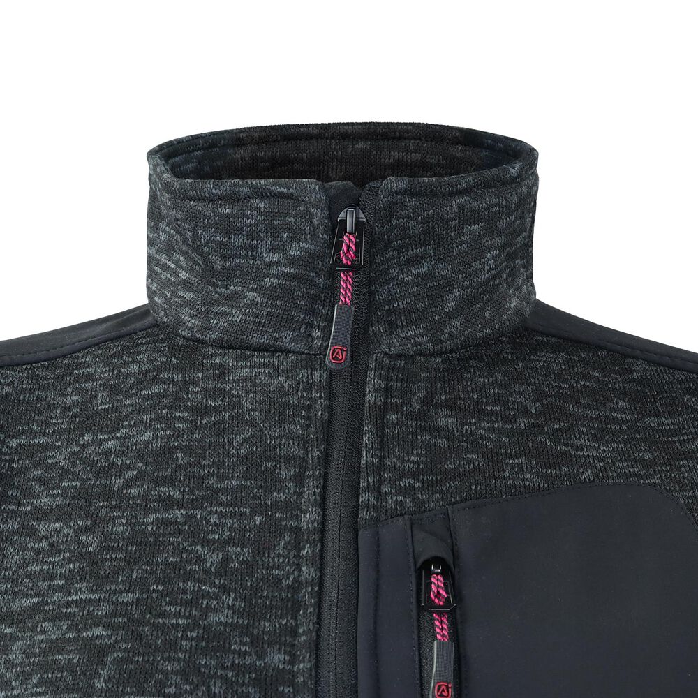 Chaqueta Polar Mujer Térmica Jersey Gris Z-301 image number 3.0