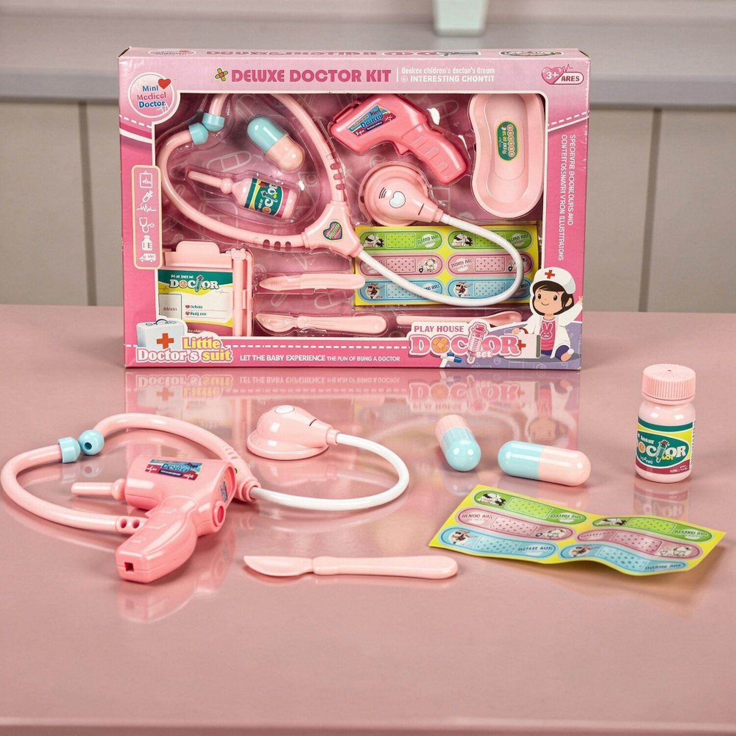 Juguete Set De Doctora Para Ni&ntilde;as Deluxe Kit image number 0.0